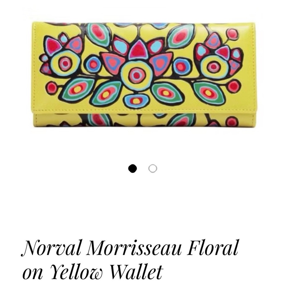 Floral Yellow Wallet